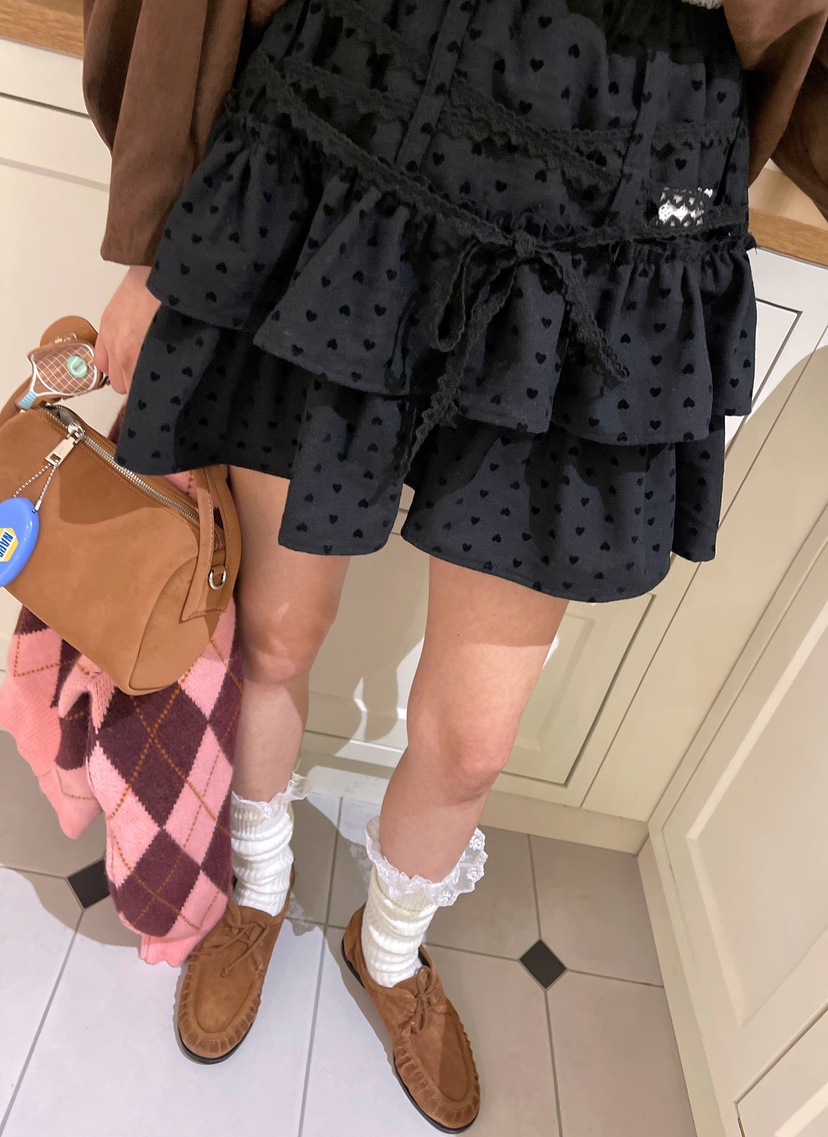 BOUTIQUE-L東大門㊣代購女裝新款25秋冬真品人氣時尚熱賣短裙BOUTIQUE-L短裙