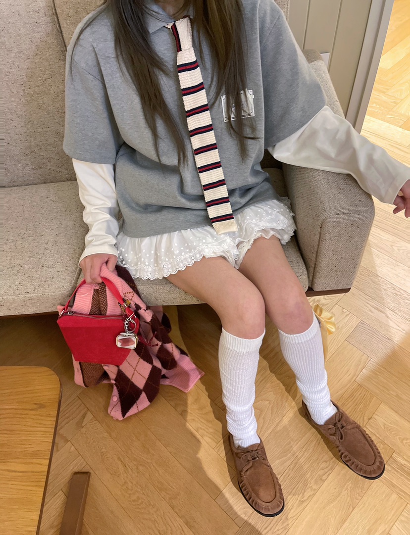 BOUTIQUE-L東大門㊣代購女裝新品推薦人氣休閑衛衣不含領帶BOUTIQUE-L衛衣