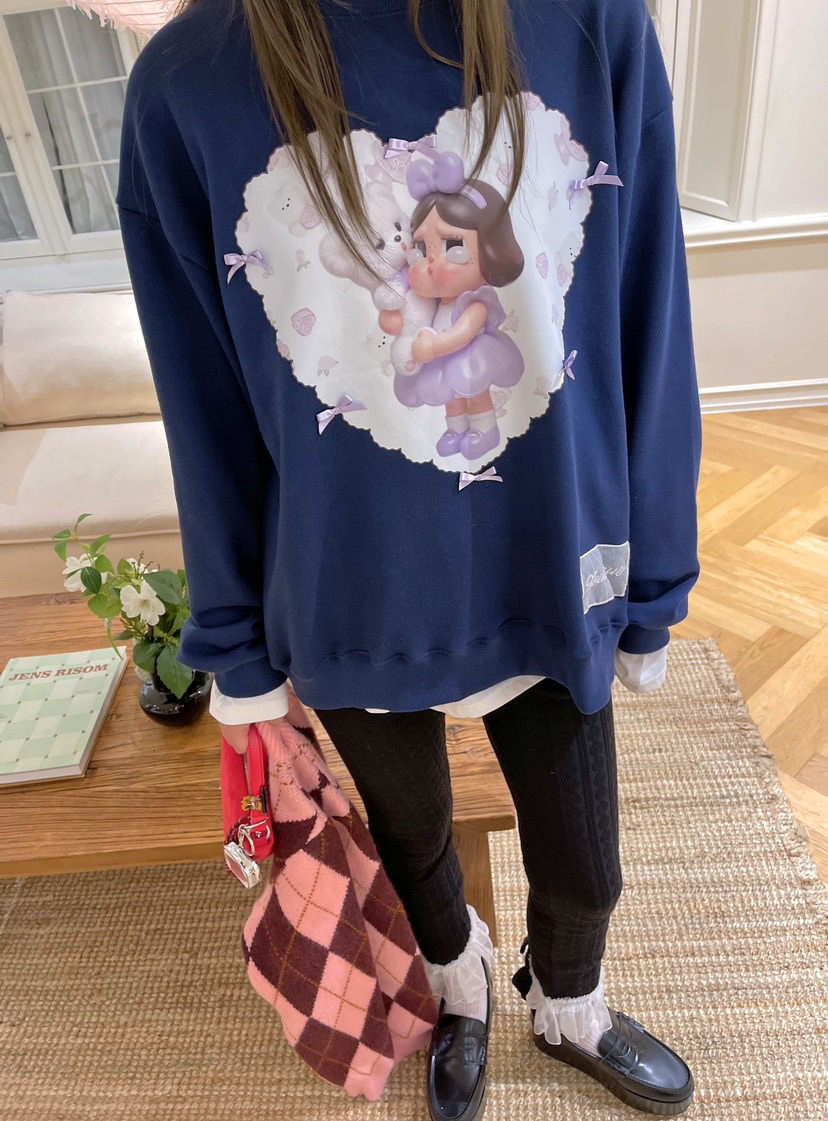 BOUTIQUE-L東大門㊣代購女裝新品時尚推薦25秋冬熱賣職業衛衣BOUTIQUE-L衛衣
