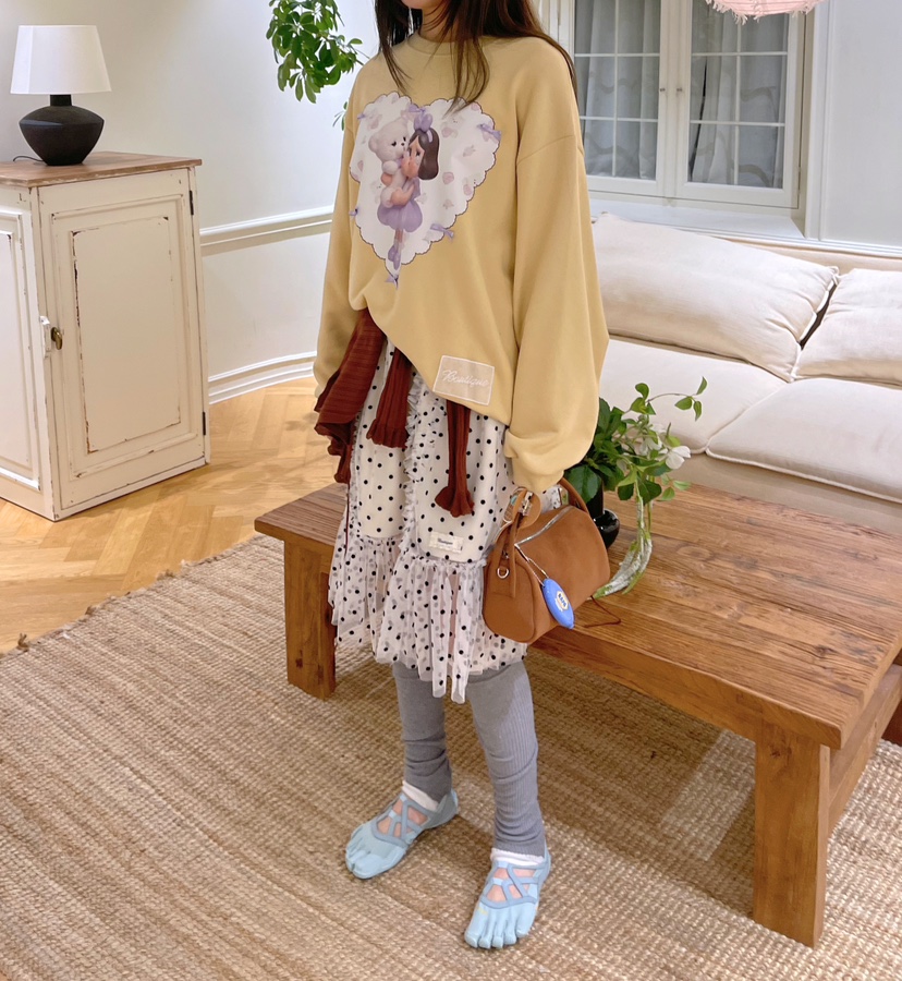 BOUTIQUE-L東大門㊣代購女裝新品時尚推薦25秋冬熱賣職業衛衣BOUTIQUE-L衛衣