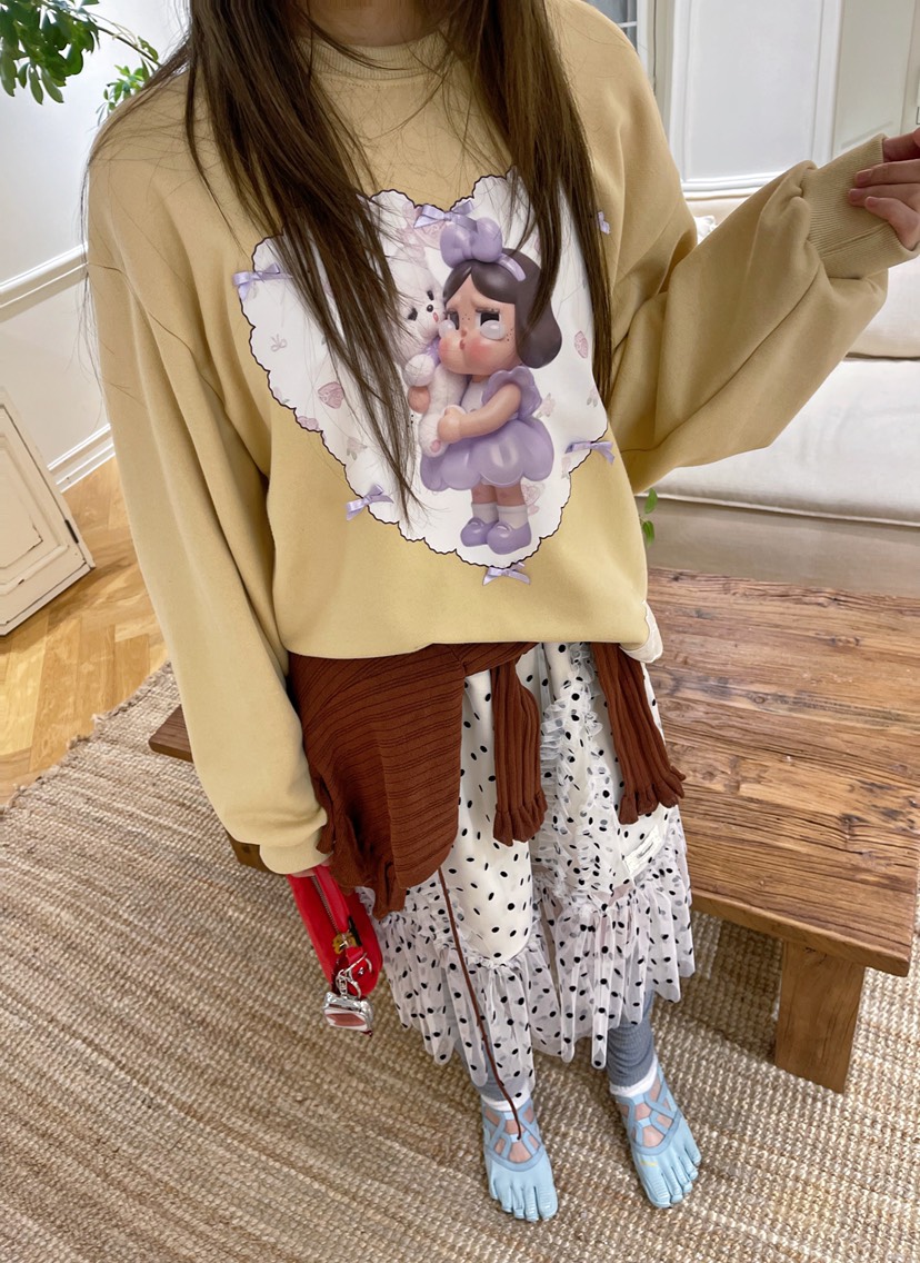 BOUTIQUE-L東大門㊣代購女裝新品時尚推薦25秋冬熱賣職業衛衣BOUTIQUE-L衛衣