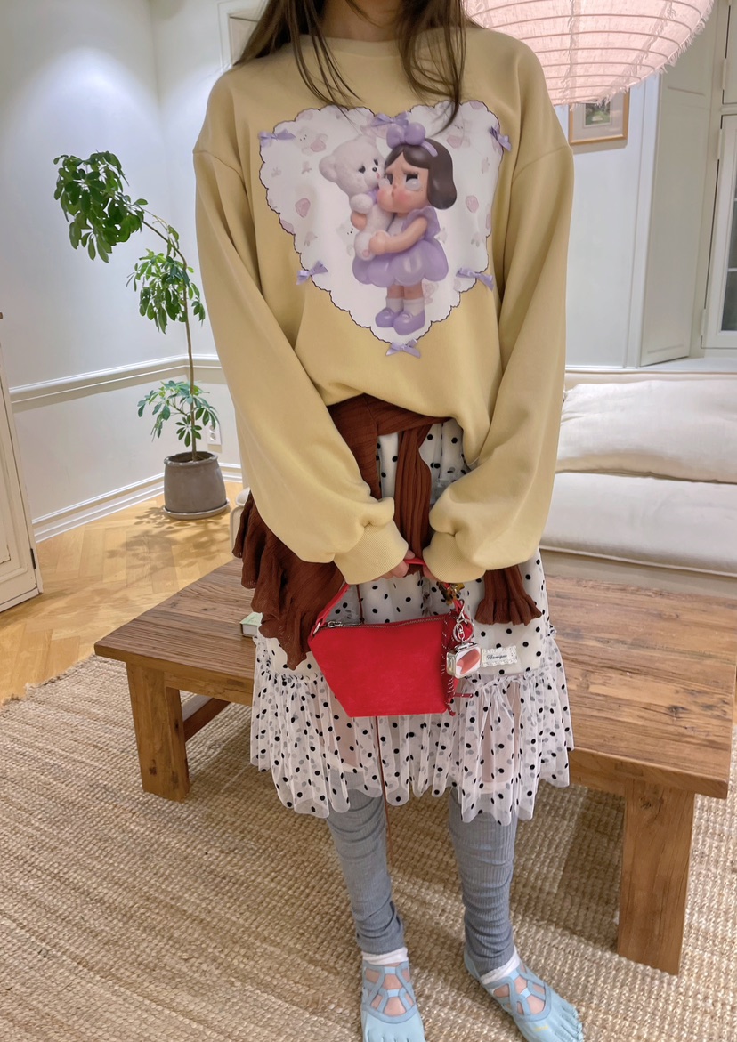 BOUTIQUE-L東大門㊣代購女裝新品時尚推薦25秋冬熱賣職業衛衣BOUTIQUE-L衛衣