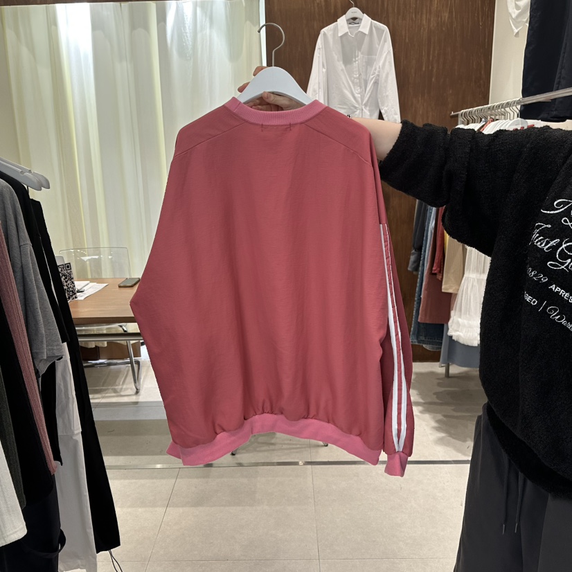 BUCKLE韓國直郵㊣女裝新款25秋冬時尚推薦熱賣職業衛衣尼龍BUCKLE衛衣