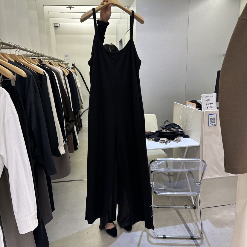 AMON韓國代購㊣女士新款推薦職業熱賣人氣真品連體褲不含內搭AMON連體褲