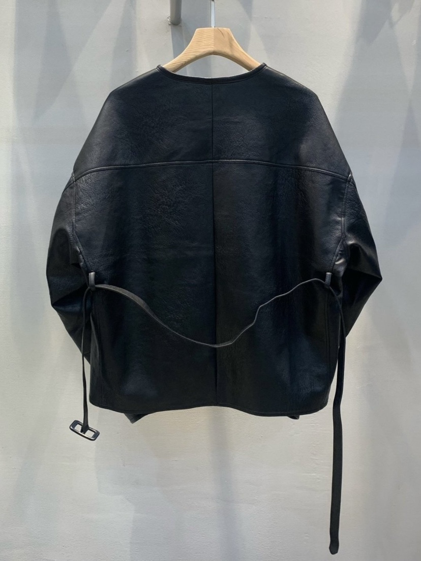 THE SIL韓國代購㊣女裝新品時尚25秋冬休閑夾克含腰帶圓領THE SIL/1 2ILLY夾克