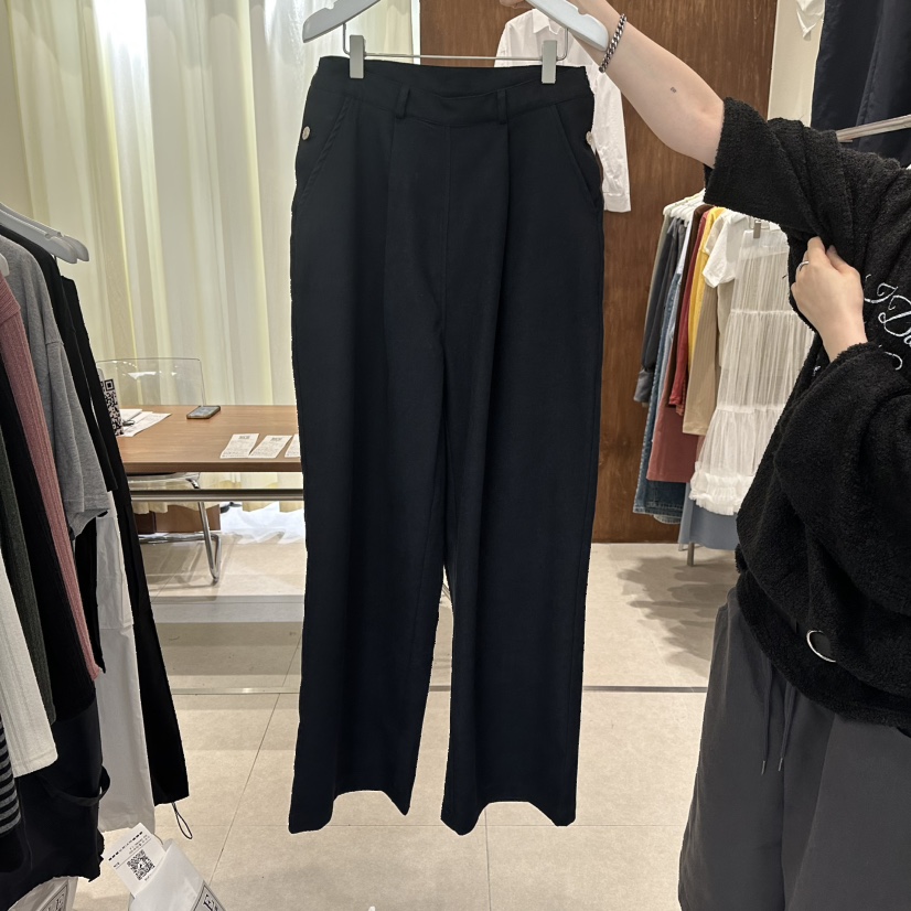 BUCKLE韓國直郵㊣女裝新款時尚25秋冬職業真品熱賣休閑休閑褲BUCKLE休閑褲圖色2