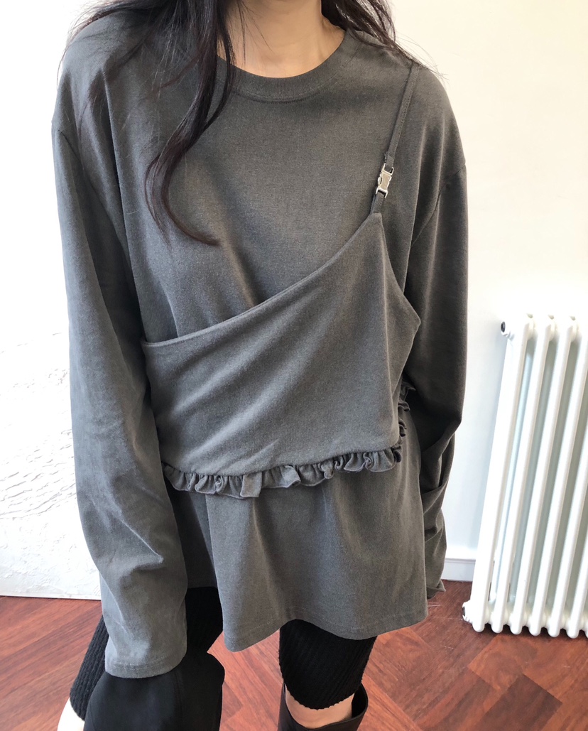 MELTED-P東大門㊣代購女士新品真品推薦熱賣人氣25秋冬長袖T恤MELTED-P長袖T恤