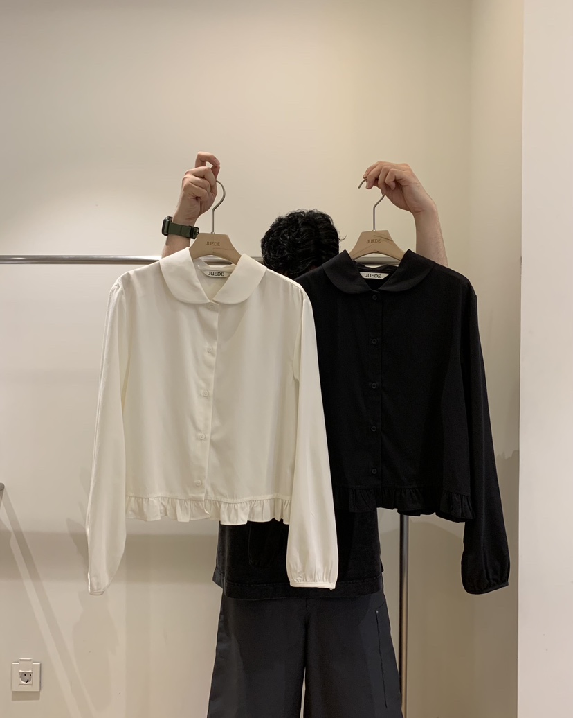 JUEDE（此品牌容易投訴）韓國代購㊣女士新款熱賣襯衫蕾絲衫JUEDE襯衫/蕾絲衫