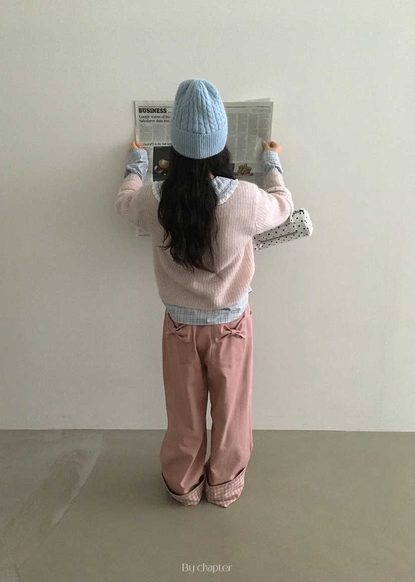 BY CHAPTER東大門㊣直郵女士新品職業真品時尚熱賣休閑褲格紋BY Chapter休閑褲