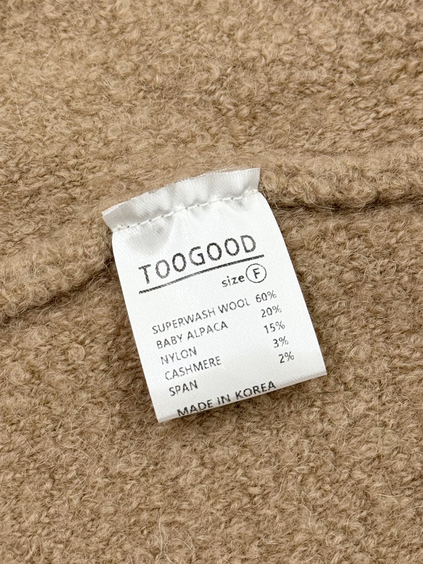 TOOGOOD東大門㊣實拍女裝新品真品25秋冬休閑推薦針織衫開衫TOOGOOD針織衫
