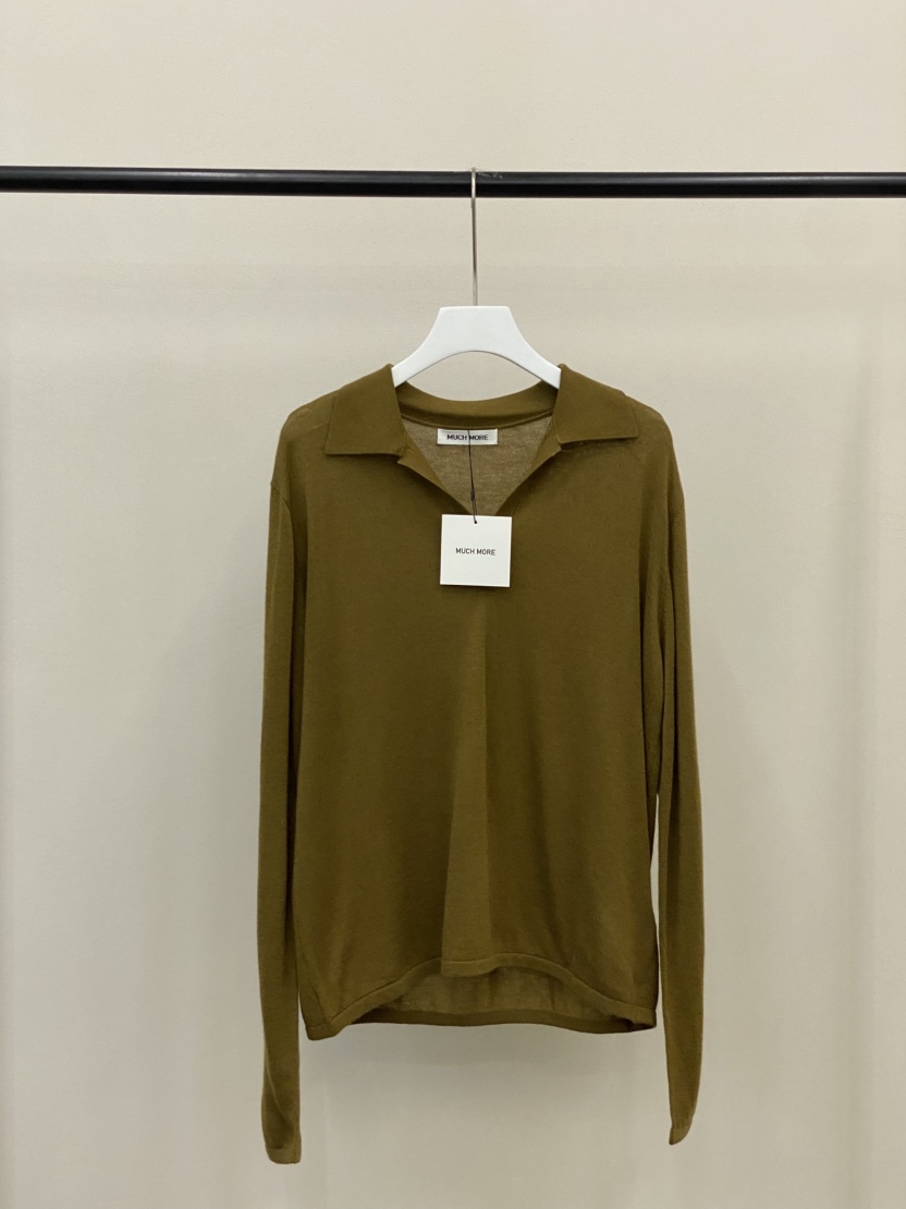 MUCH MORE韓國直郵㊣女士新品25秋冬時尚休閑職業人氣長袖T恤MUCH MORE長袖T恤圖色2