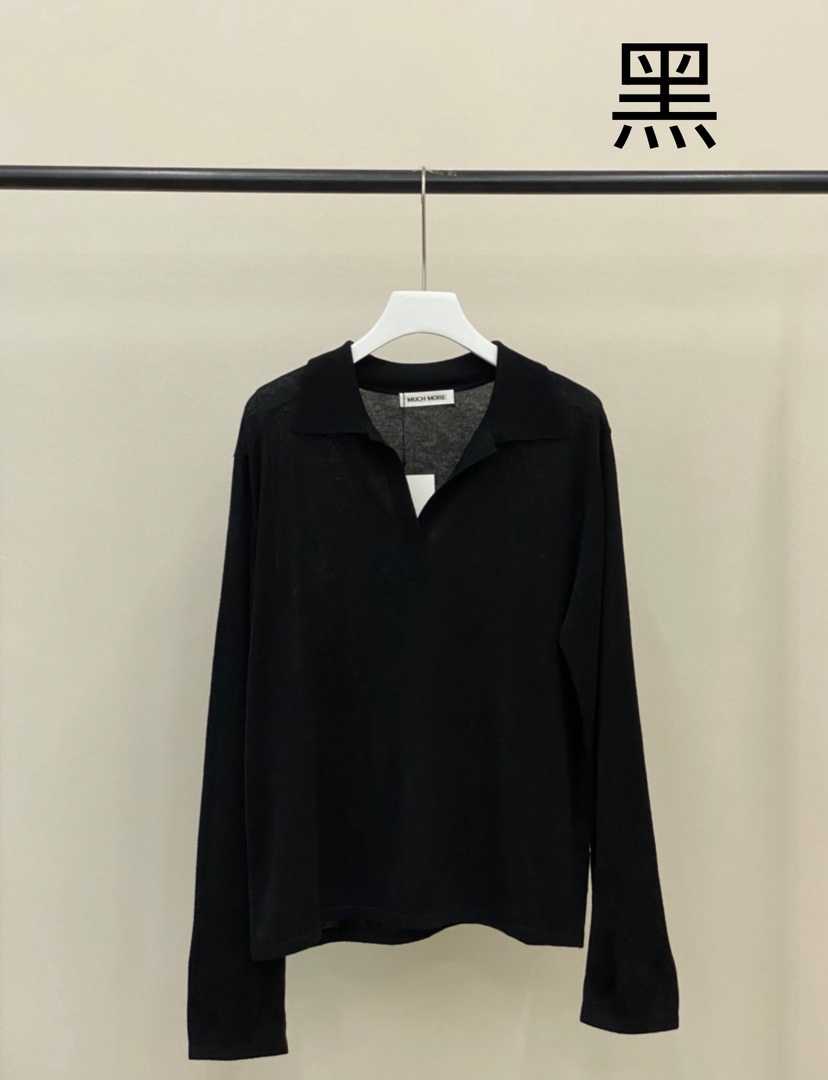 MUCH MORE韓國直郵㊣女士新品25秋冬時尚休閑職業人氣長袖T恤MUCH MORE長袖T恤圖色5