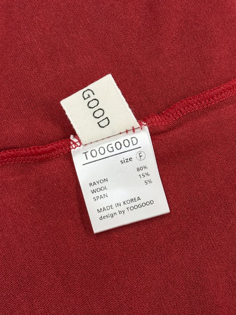 TOOGOOD韓國代購㊣女士新品推薦職業熱賣人氣25秋冬長袖T恤TOOGOOD長袖T恤