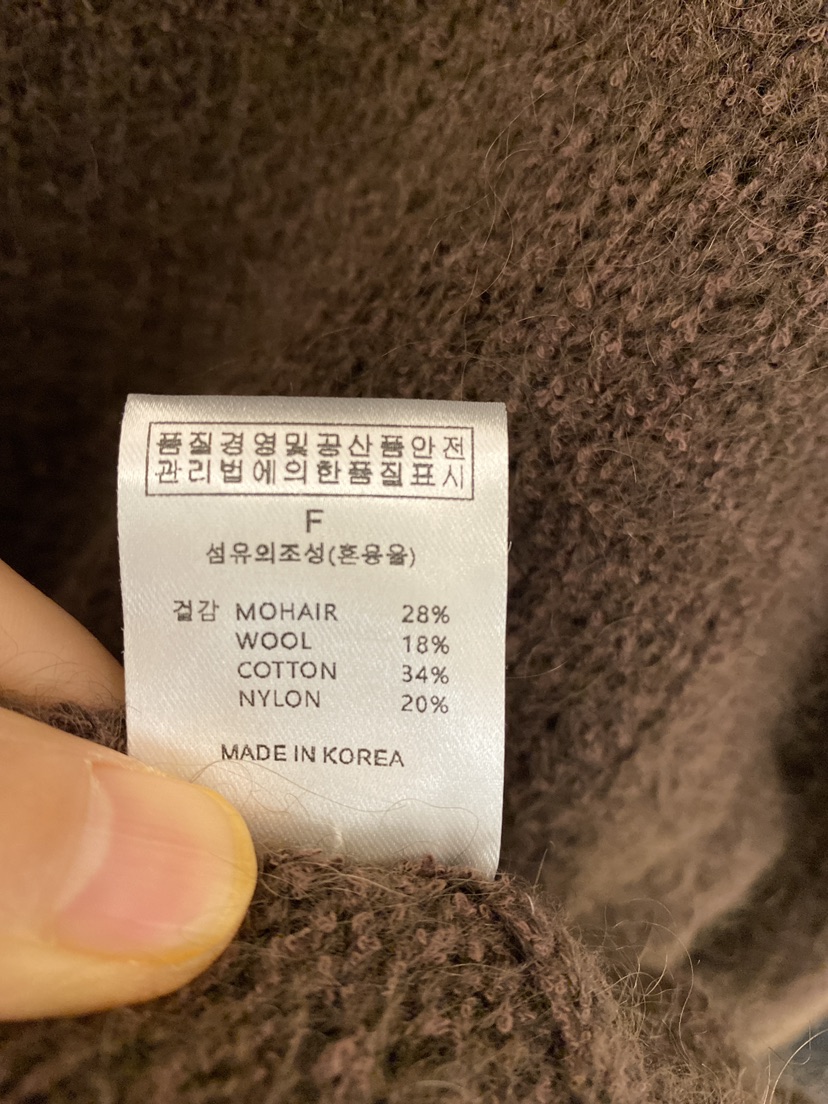 WEAUE SELVAGE韓國代購㊣女裝新品休閑25秋冬針織衫含脖帶WEAUE SELVAGE針織衫