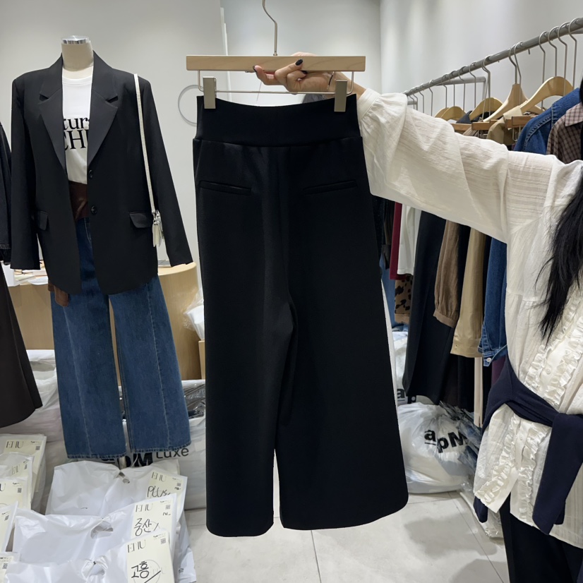 EN.U東大門㊣代購女裝新款真品熱賣時尚職業休閑推薦休閑褲EN.U休閑褲