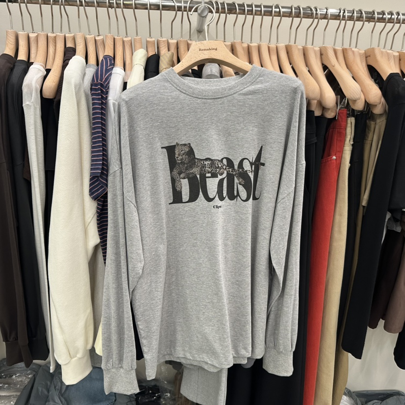 URBANSTORY/REMAKING東大門㊣實拍女裝新款時尚25秋冬長袖T恤Remaking/URBANSTORY長袖T恤圖色2