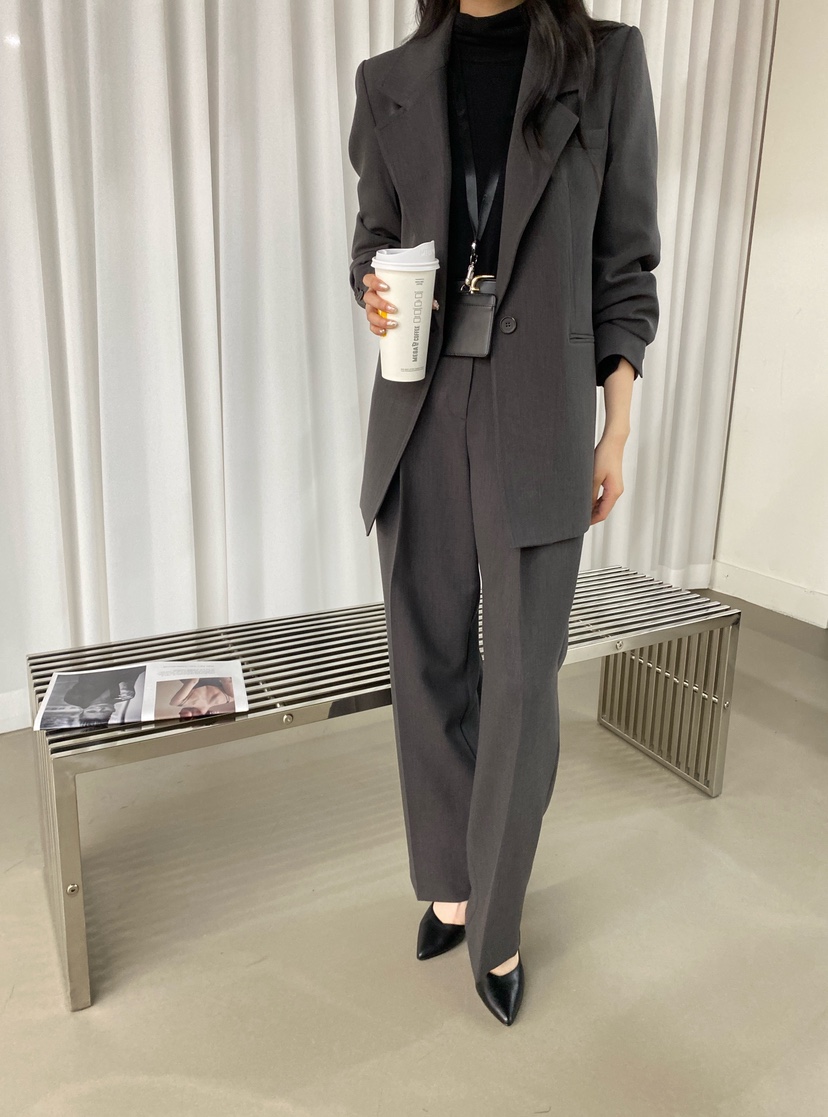 NDE東大門㊣代購女裝新款職業人氣休閑時尚熱賣推薦夾克含腰帶NDE夾克