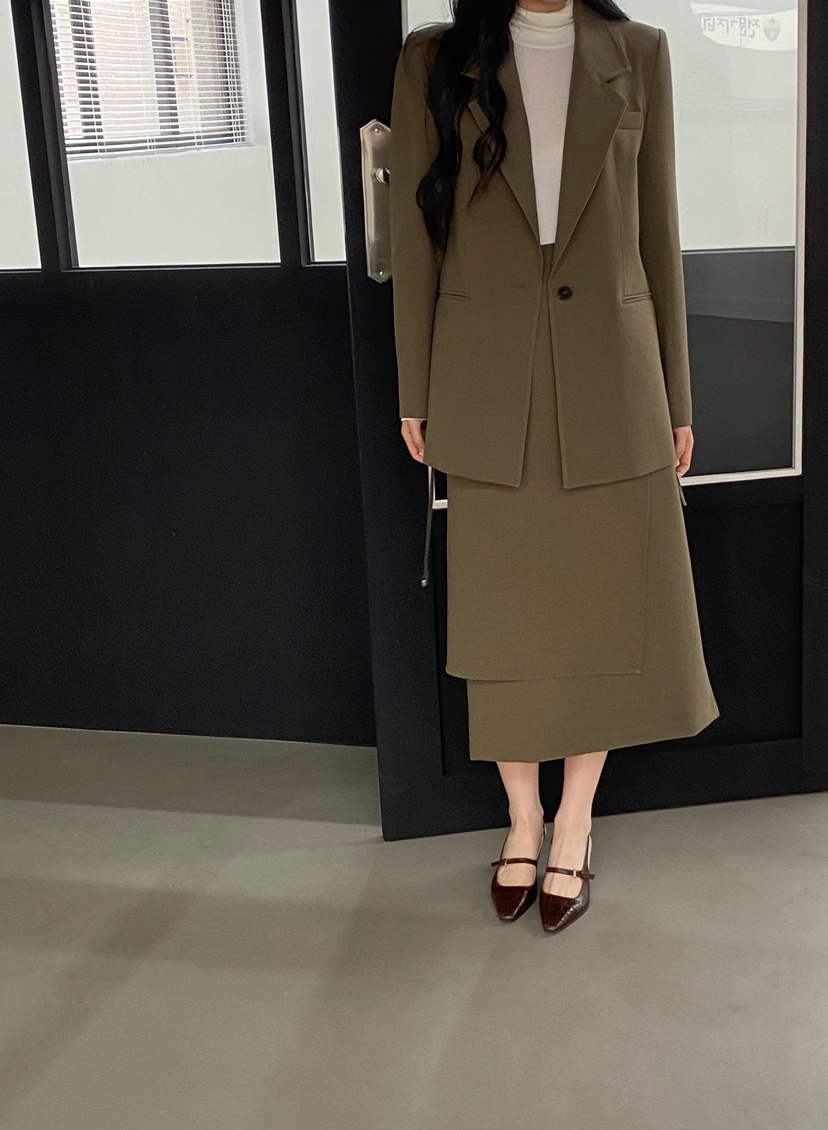 NDE東大門㊣代購女裝新款職業人氣休閑時尚熱賣推薦夾克含腰帶NDE夾克