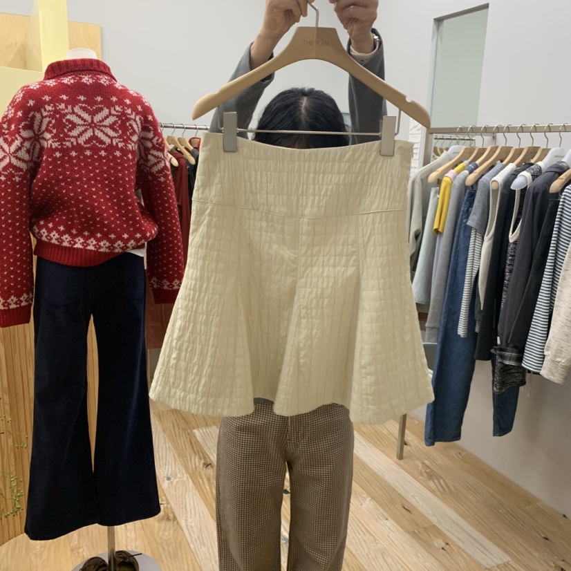 THEPLAN東大門㊣代購女裝新品熱賣時尚職業推薦人氣25秋冬短裙THE PLAN短裙圖色1