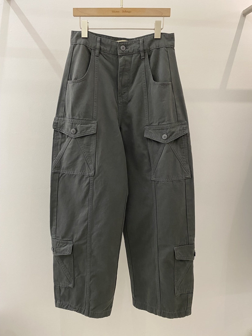 WEAUE SELVAGE東大門㊣直郵女士新品25秋冬真品職業休閑褲WEAUE SELVAGE休閑褲圖色1