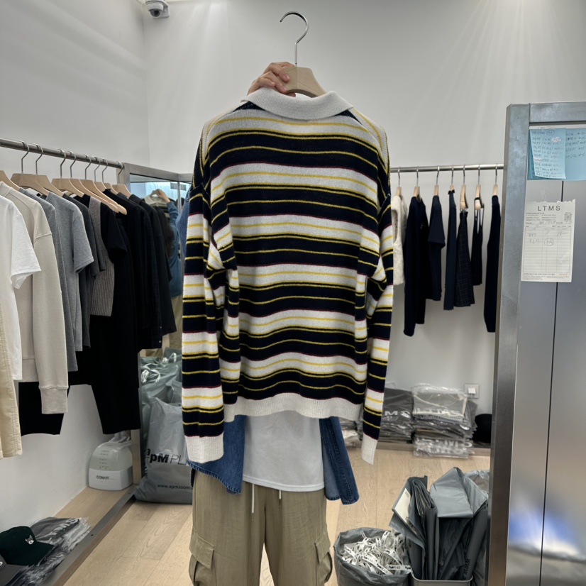LTMS韓國直郵㊣女裝新品時尚休閑職業熱賣人氣真品25秋冬毛衣LTMS毛衣