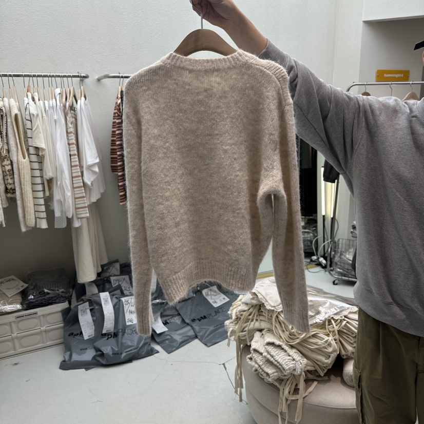 HUMMING BIRD東大門㊣代購女裝新品25秋冬職業毛衣羊毛開衫HUMMING BIRD毛衣