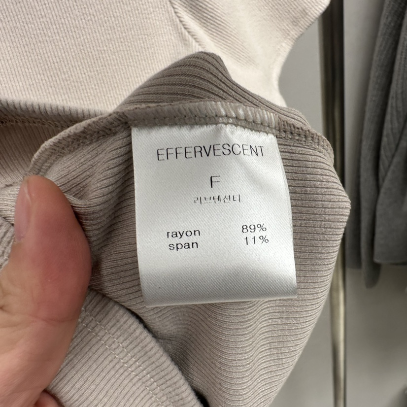 EFFERVESCENT東大門㊣實拍女士新品職業推薦25秋冬真品時尚T恤evc/effervescentT恤