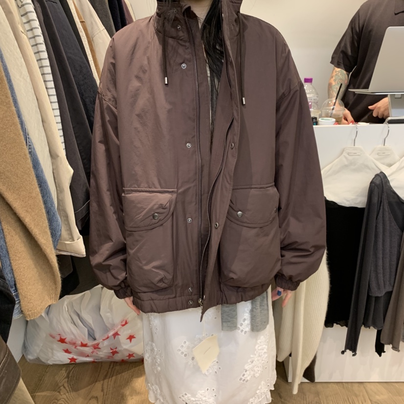 JINSIM東大門㊣實拍女裝新款休閑25秋冬推薦職業人氣熱賣夾克JINSIM夾克圖色1