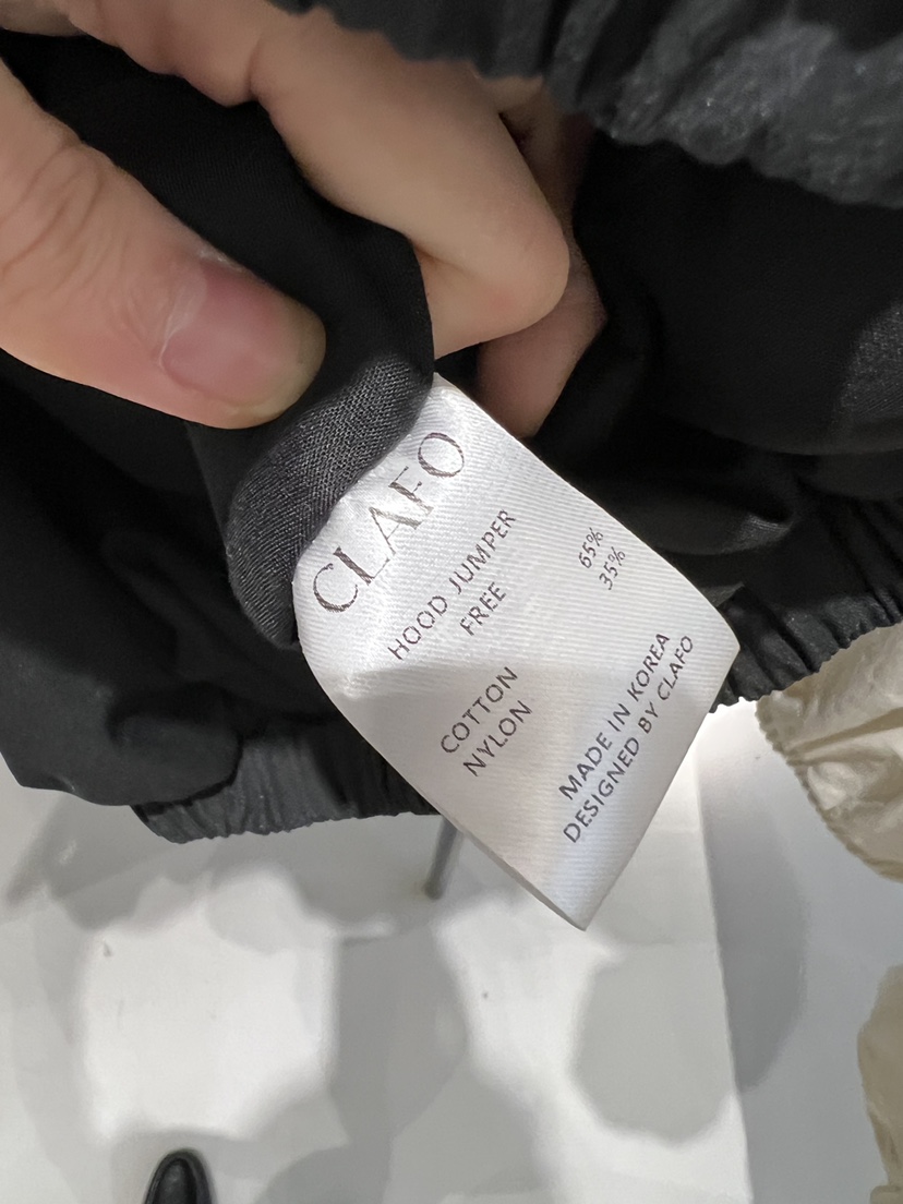 CLAFO韓國直郵㊣女裝新款職業25秋冬推薦時尚夾克可拆卸連帽CLAFO夾克