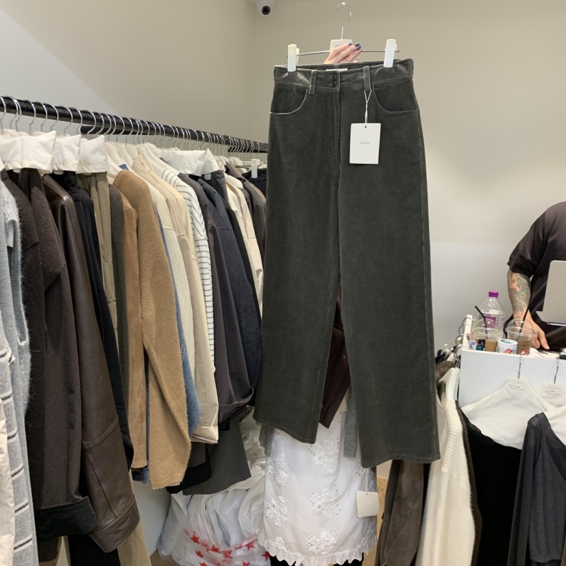 JINSIM東大門㊣代購女士新品休閑時尚推薦25秋冬職業牛仔褲JINSIM牛仔褲圖色4