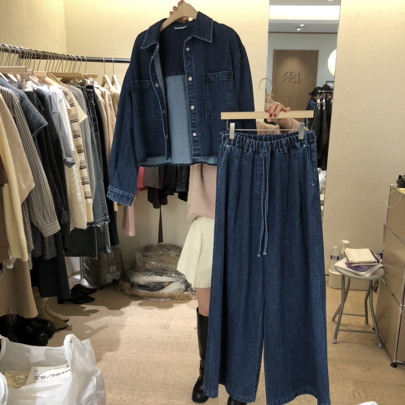 W AND J韓國代購㊣女士新品職業真品推薦人氣熱賣套裝套裝W AND J套裝圖色1