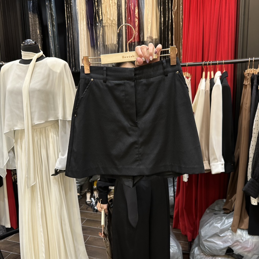 HERISH韓國代購㊣女裝新品時尚25秋冬人氣休閑真品推薦裙褲Herish裙褲圖色2