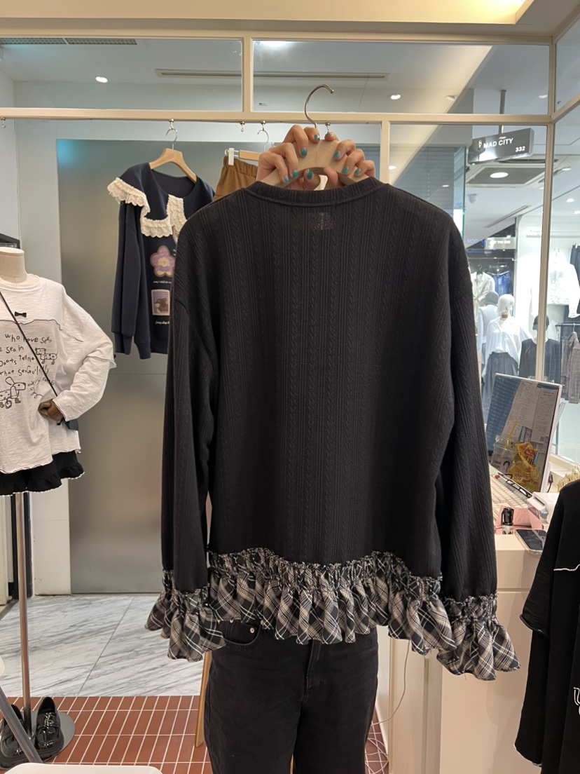 BE&amp;BE東大門㊣實拍女士新品25秋冬人氣推薦時尚休閑衛衣BE&be衛衣