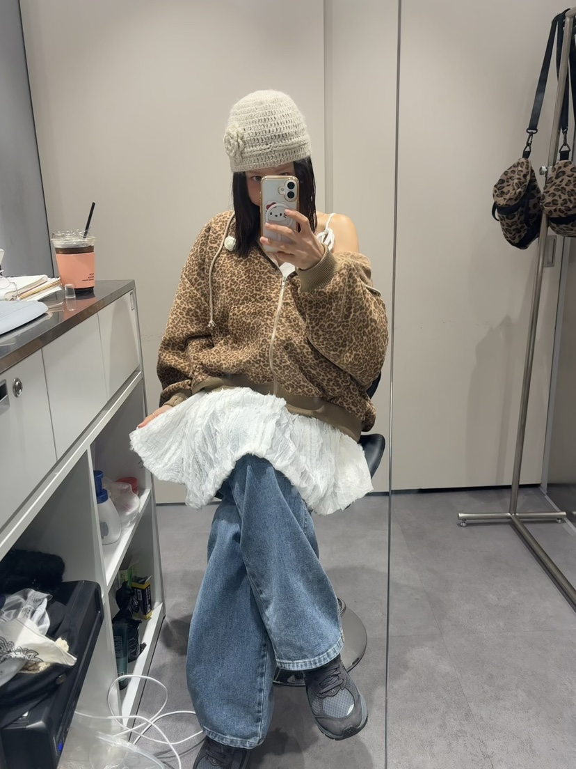PLATFORM-L東大門㊣實拍女裝新品時尚人氣職業夾克連帽衫羊毛PLATFORM夾克