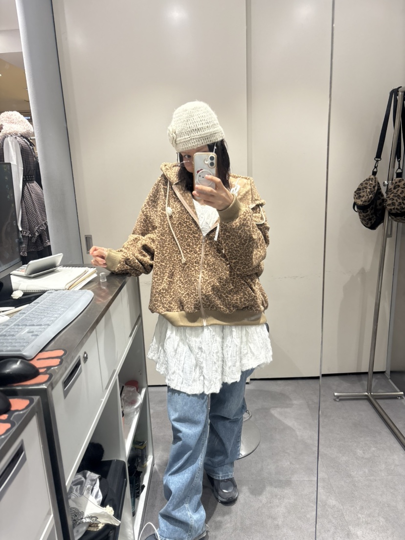 PLATFORM-L東大門㊣實拍女裝新品時尚人氣職業夾克連帽衫羊毛PLATFORM夾克