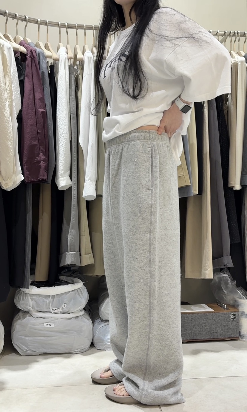 CURVY東大門㊣代購女士新款25秋冬真品推薦熱賣人氣休閑褲羊毛CURVY休閑褲