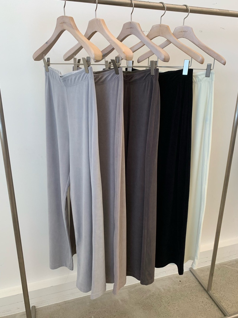 COBALT BLUE東大門㊣直郵女士新品時尚真品推薦休閑褲天鵝絨COBALT BLUE休閑褲