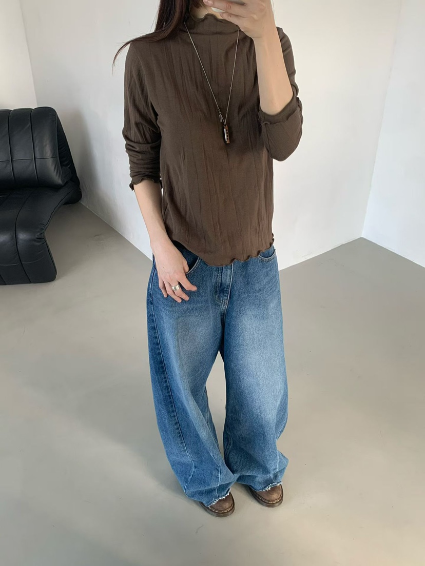 TAF東大門㊣直郵女裝新品人氣推薦職業熱賣真品25秋冬長袖T恤TAF長袖T恤