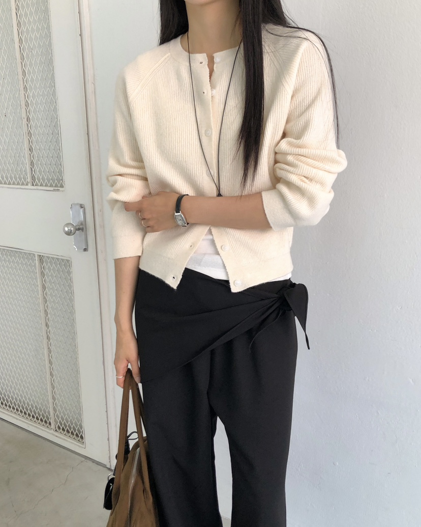 ROUGH東大門㊣代購女士新品推薦人氣時尚熱賣25秋冬針織衫開衫ROUGH針織衫