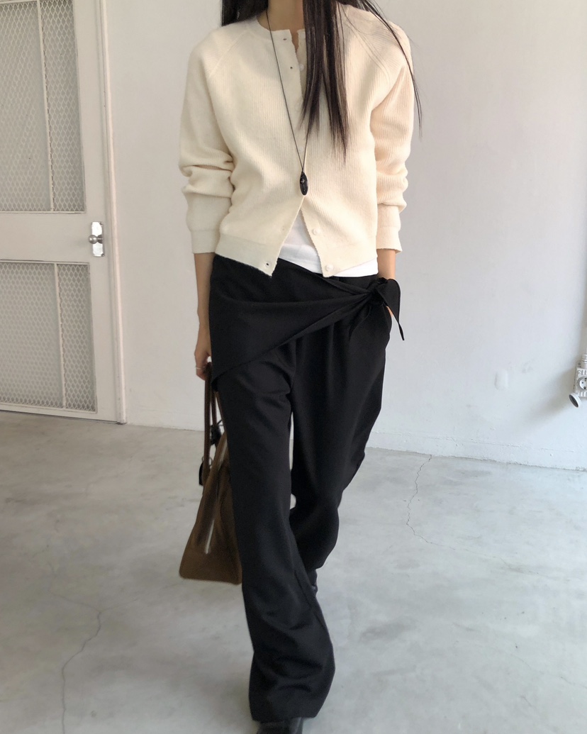 ROUGH東大門㊣代購女士新品推薦人氣時尚熱賣25秋冬針織衫開衫ROUGH針織衫
