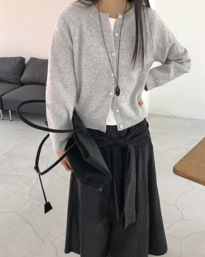 ROUGH東大門㊣代購女士新品推薦人氣時尚熱賣25秋冬針織衫開衫ROUGH針織衫
