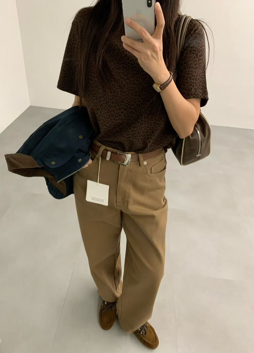 J CRANE-A東大門㊣直郵女士新款25秋冬熱賣人氣職業推薦T恤J CRANET恤