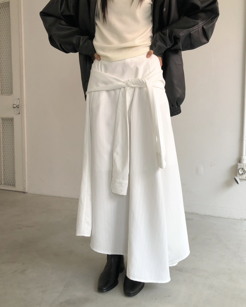 ROUGH韓國直郵㊣女裝新款真品職業25秋冬時尚推薦休閑熱賣長裙ROUGH長裙