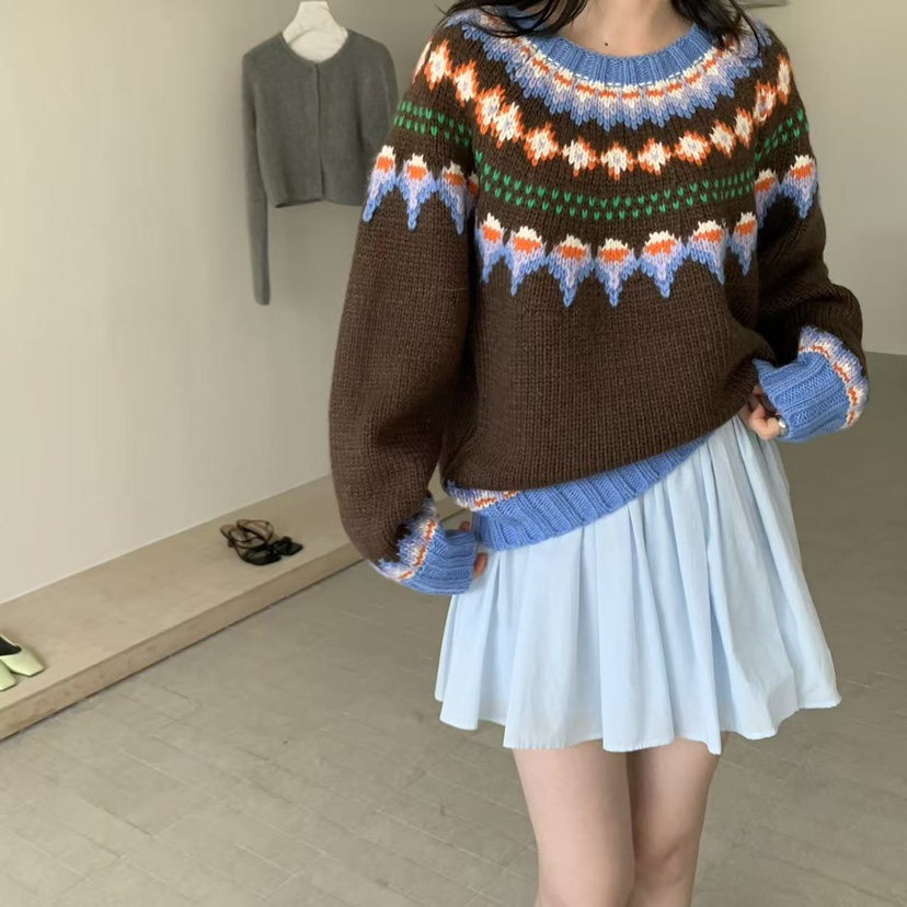 FRILL-T東大門㊣直郵女士新品推薦時尚職業人氣休閑針織衫FRILL-T針織衫