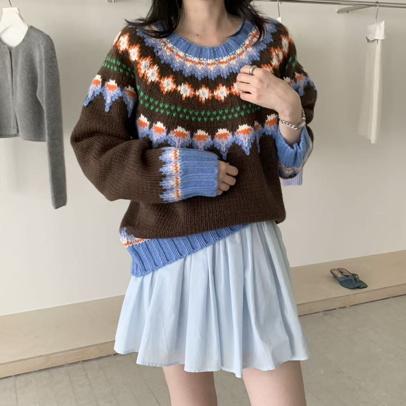 FRILL-T東大門㊣直郵女士新品推薦時尚職業人氣休閑針織衫FRILL-T針織衫