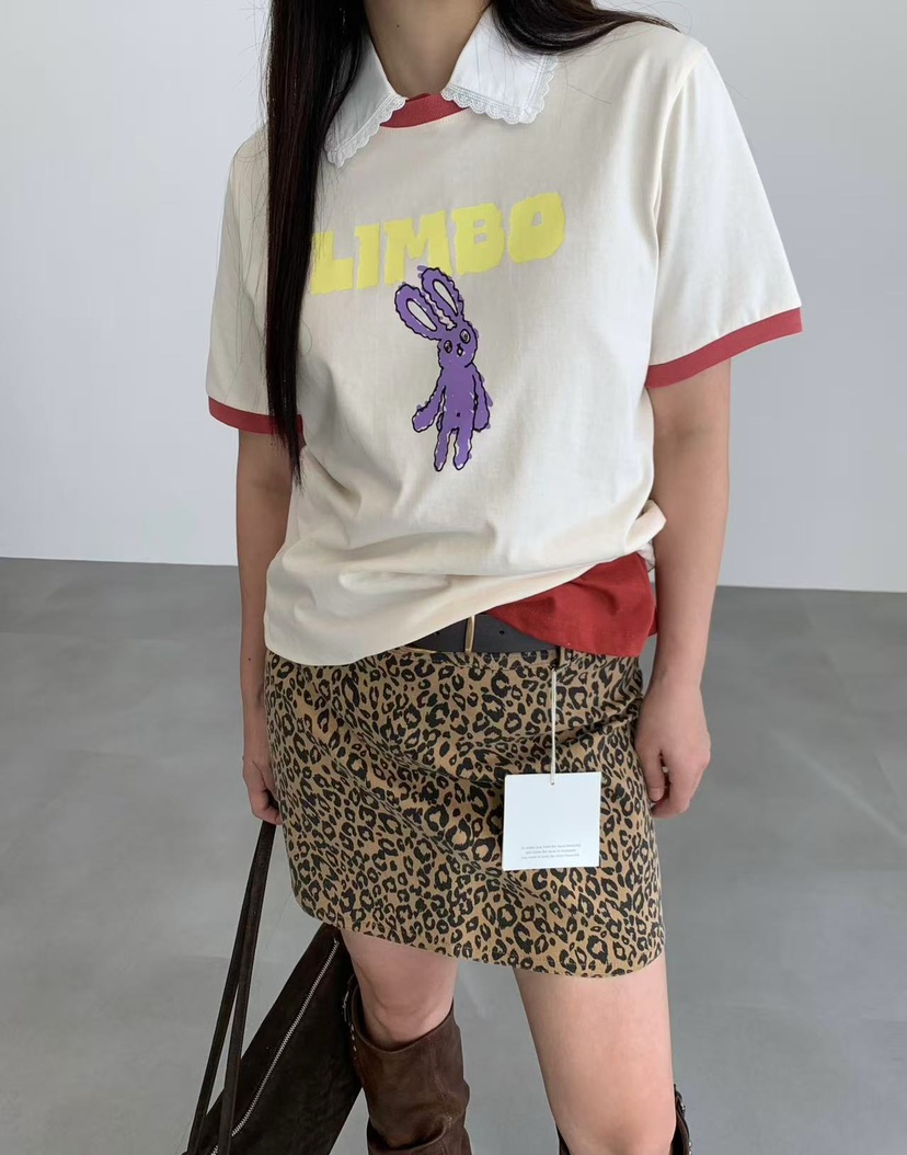J CRANE-A韓國代購㊣女士新款人氣職業熱賣推薦真品休閑T恤J CRANET恤圖色2