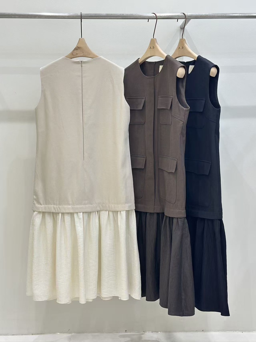 AUTUMN BEIGE-Q東大門㊣直郵女裝新品職業熱賣時尚連衣裙A.b/AUTUMN BEIGE連衣裙