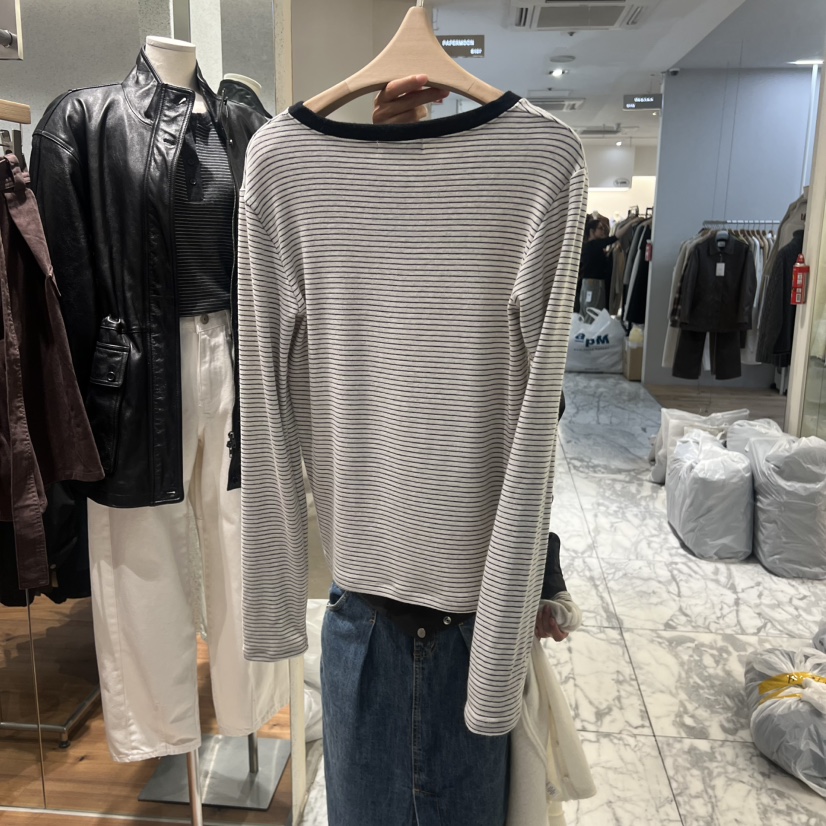COMELY東大門㊣直郵女士新品熱賣推薦25秋冬時尚人氣長袖T恤COMELY長袖T恤
