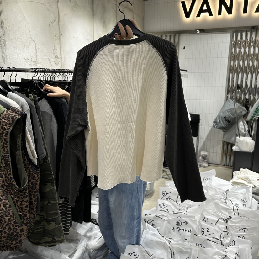 VANTA韓國代購㊣女士新品推薦25秋冬休閑真品熱賣人氣長袖T恤VANTA長袖T恤