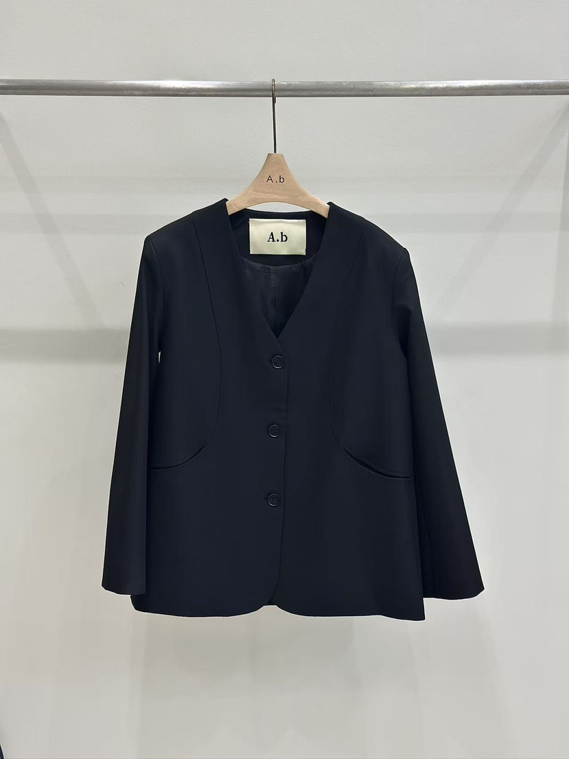 AUTUMN BEIGE-Q東大門㊣直郵女士新品休閑推薦25秋冬夾克A.b/AUTUMN BEIGE夾克圖色1